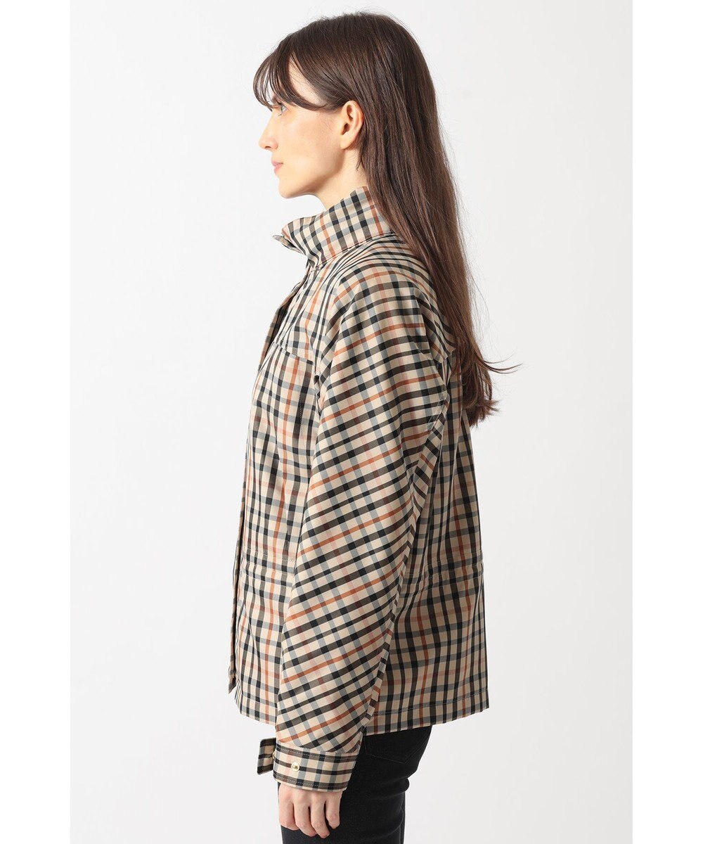 DAKS ハウスチェック ドローストリングブルゾン 