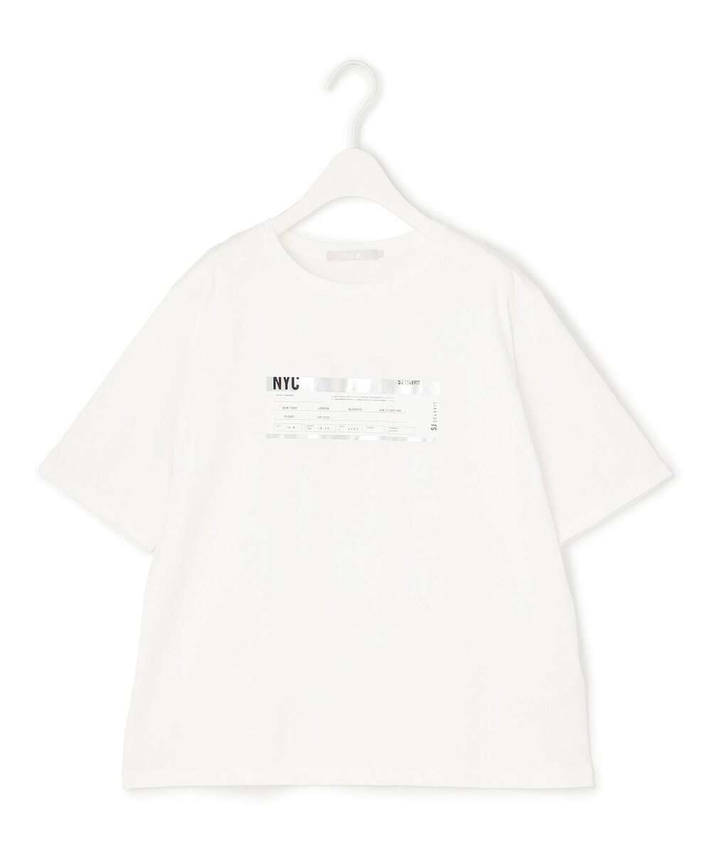 ICB 【接触冷感・UVケア・洗える】ロゴＴＥＥ カットソー 