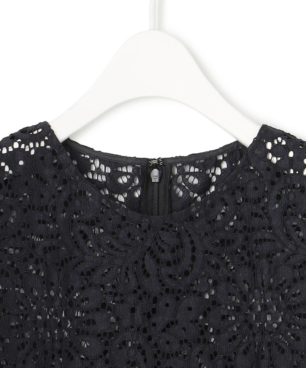 ICB L 【洗える】 ナイロンコードレース ブラウス 