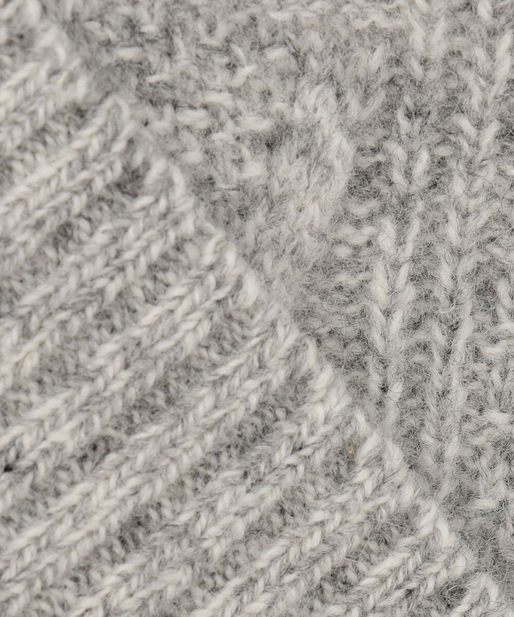 J.PRESS MEN 【Cash Lamb's Wool】ケーブルクルーネック ニット 