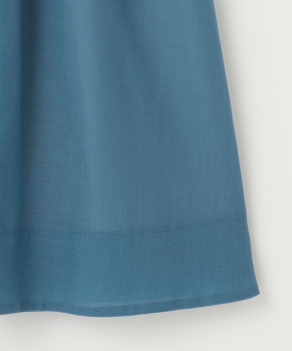 組曲 L 【洗える・シワになりにくい】カラーボイル シアーフレアスカート 