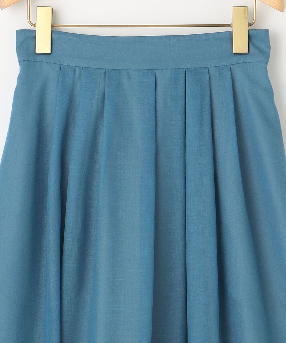 組曲 L 【洗える・シワになりにくい】カラーボイル シアーフレアスカート 