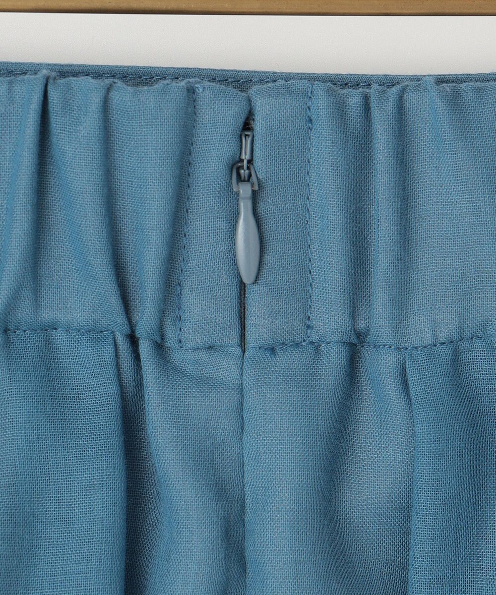 組曲 L 【洗える・シワになりにくい】カラーボイル シアーフレアスカート 