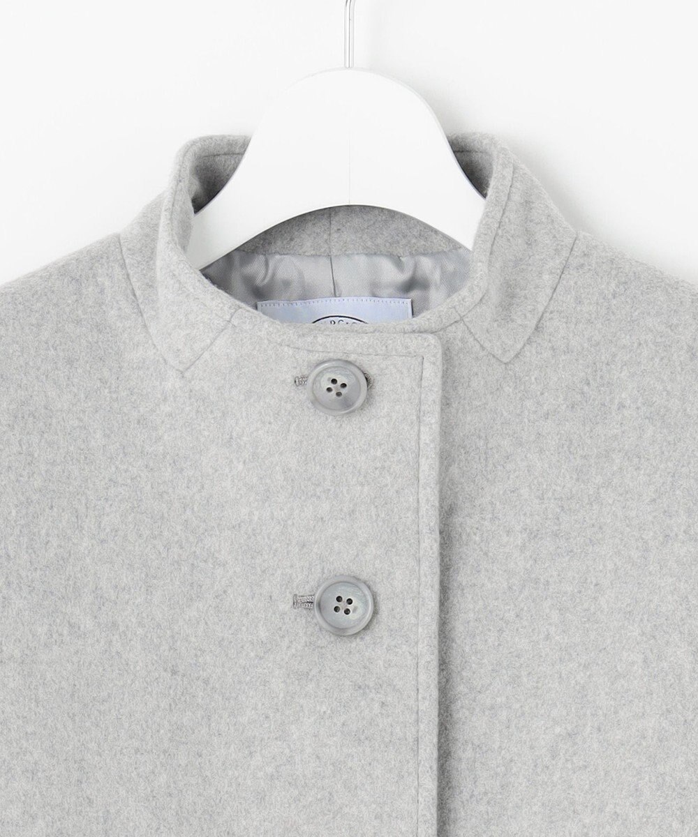 J.PRESS LADIES L ショートビーバー ボトルネック コート 