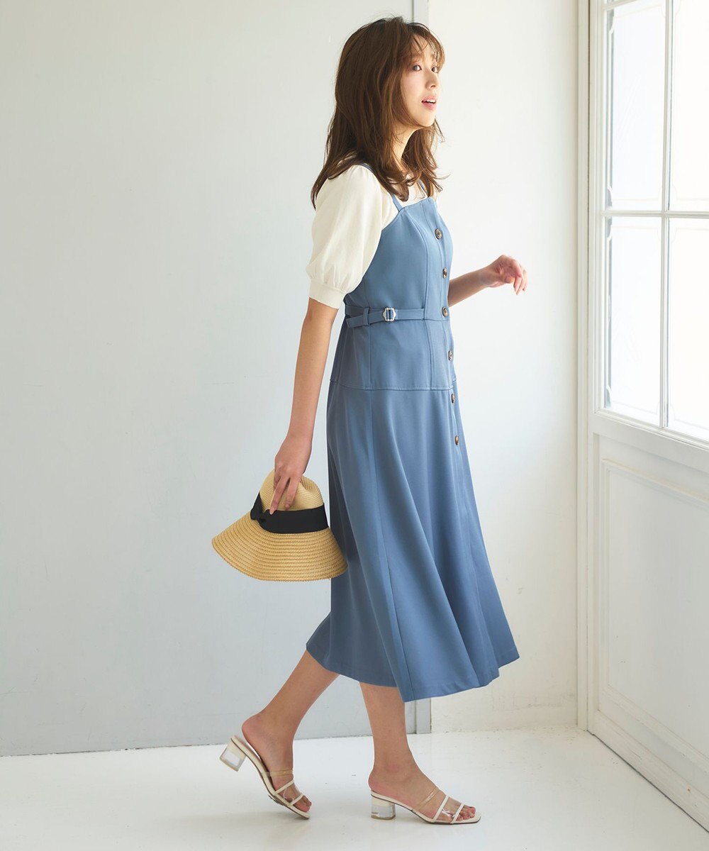 Feroux 【接触冷感・UVカット・洗える】クルーネックハーフスリーブ プルオーバー 