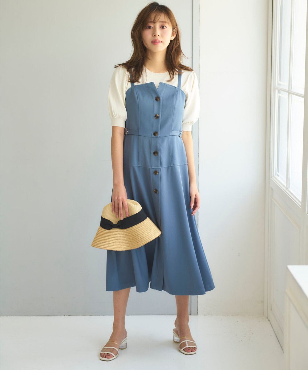 Feroux 【接触冷感・UVカット・洗える】クルーネックハーフスリーブ プルオーバー 