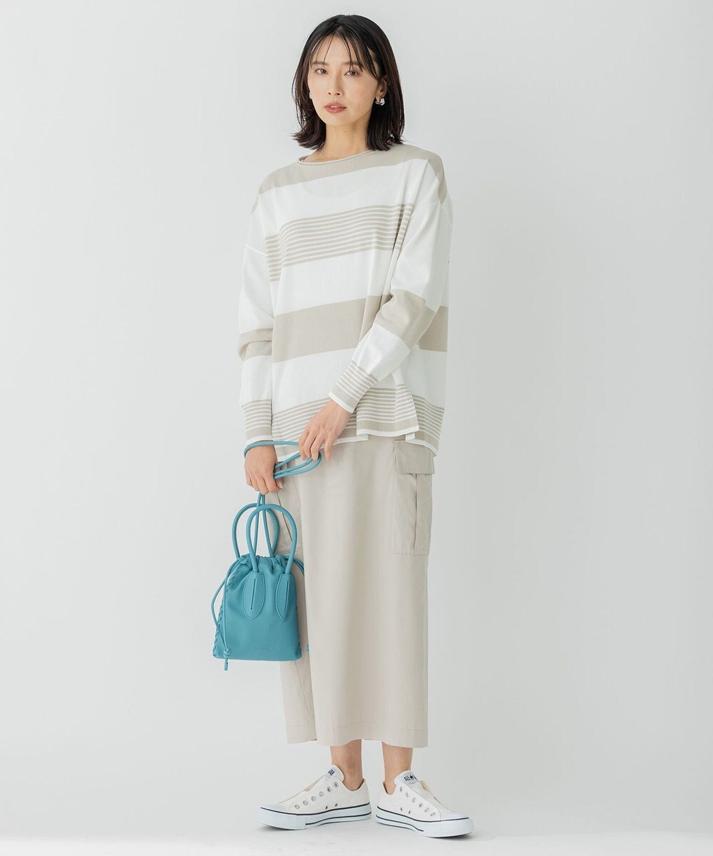 23区 S ストレッチコットンポリエステル ニット 