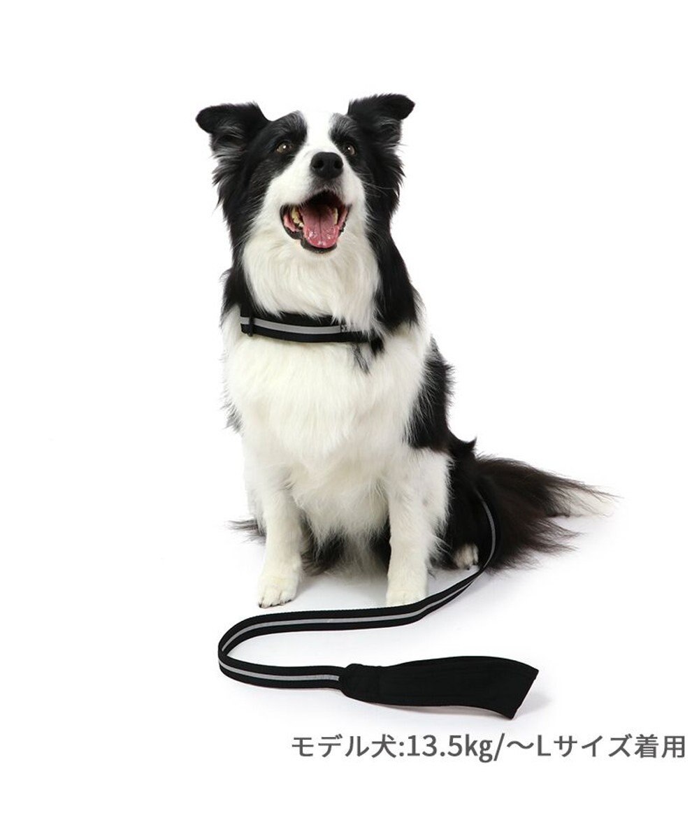 PET PARADISE 両面反射リード ブラック120㎝【Ｍ～Ｌ】 
