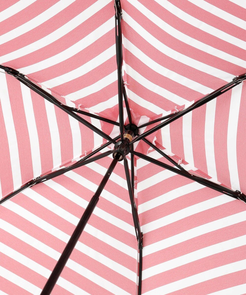 MOONBAT LANVIN en Bleu 折りたたみ傘 ボーダー 