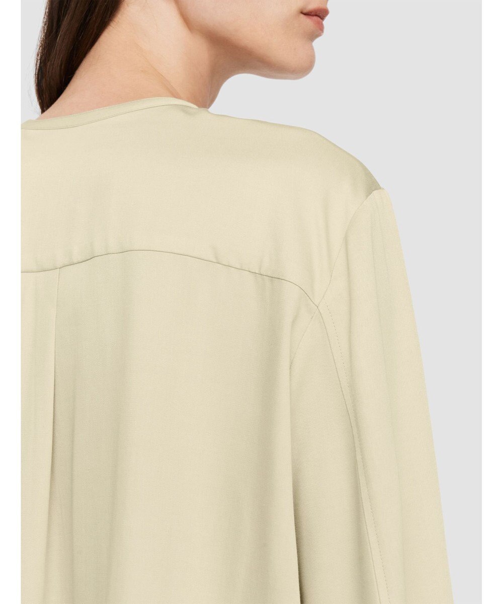 JOSEPH ソフトビスコーステーラリング　ノーカラーシャツ 