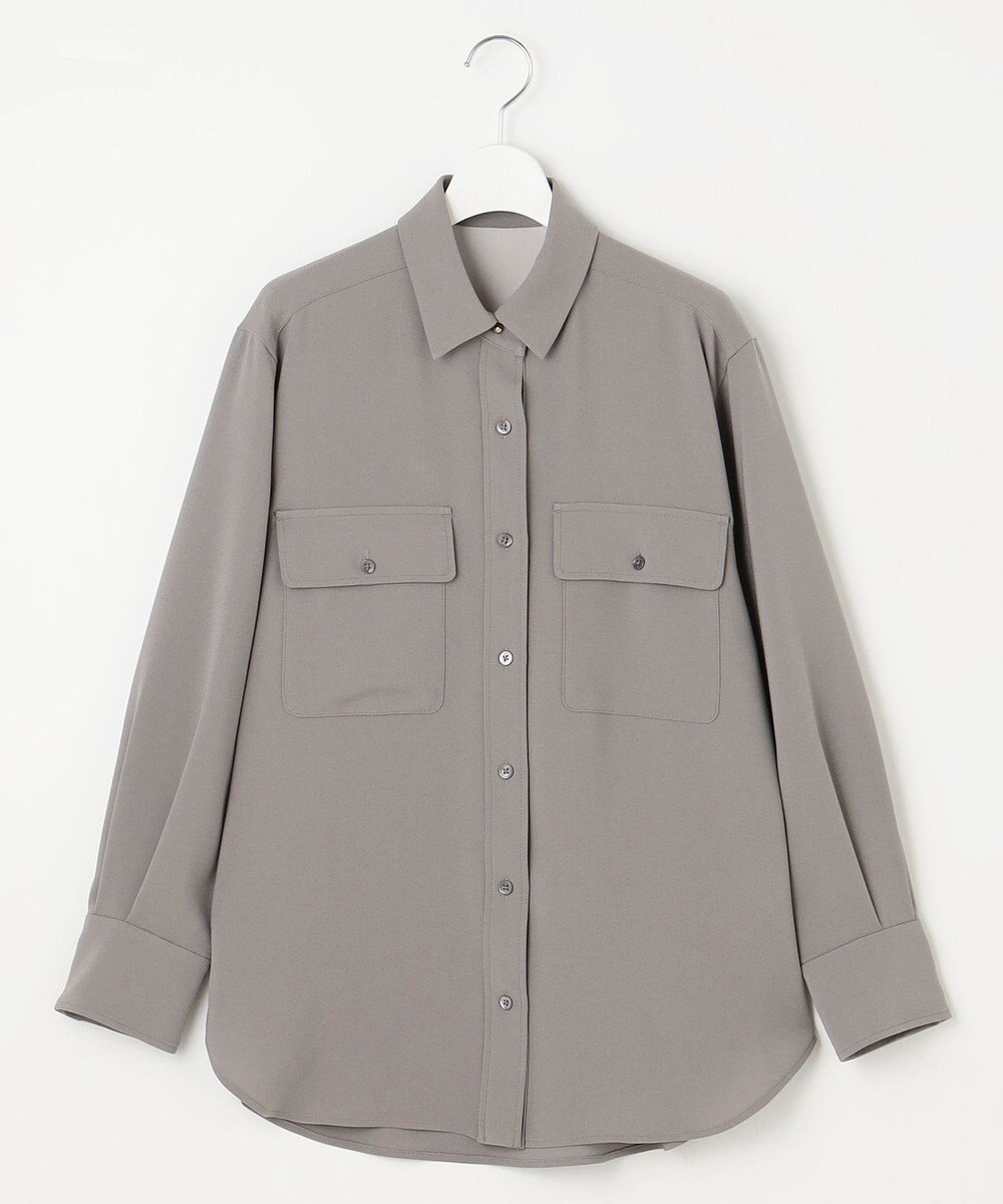 自由区 【洗える】ハイツイストシャツ ブラウス 