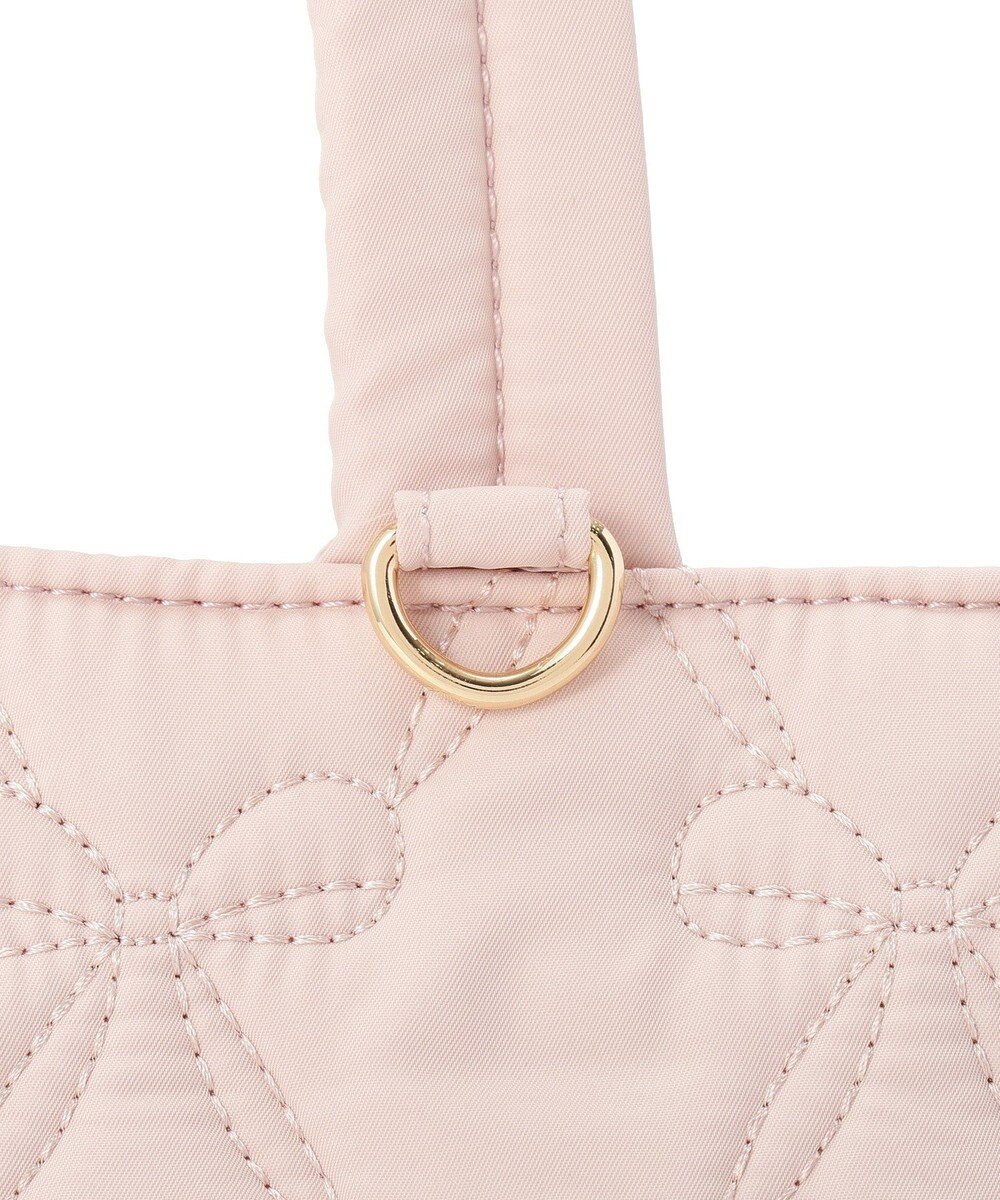 Maison de FLEUR 撥水加工リボンキルティングトートバッグ 