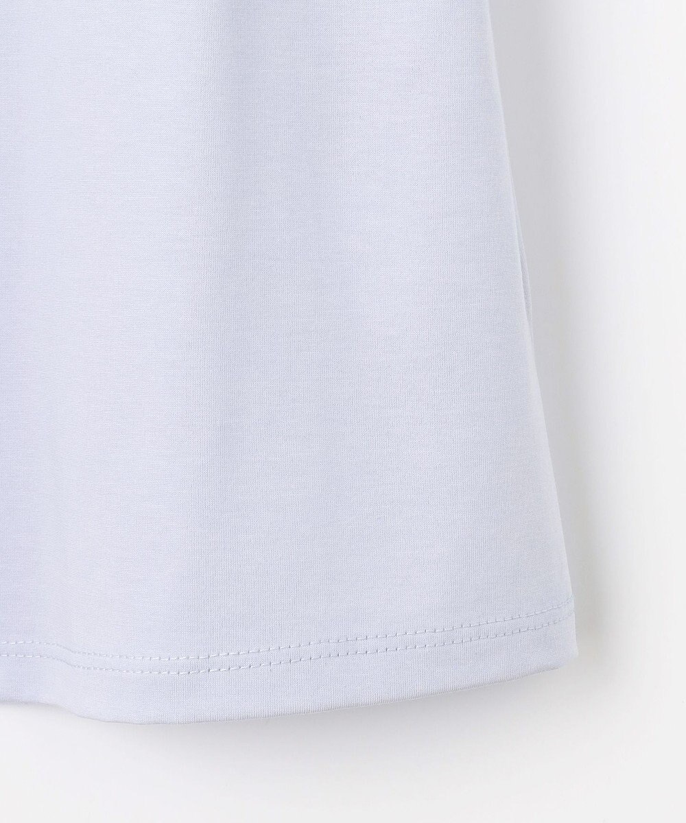 J.PRESS LADIES L 【洗える】プレーティングジャージー モックネックカットソー 