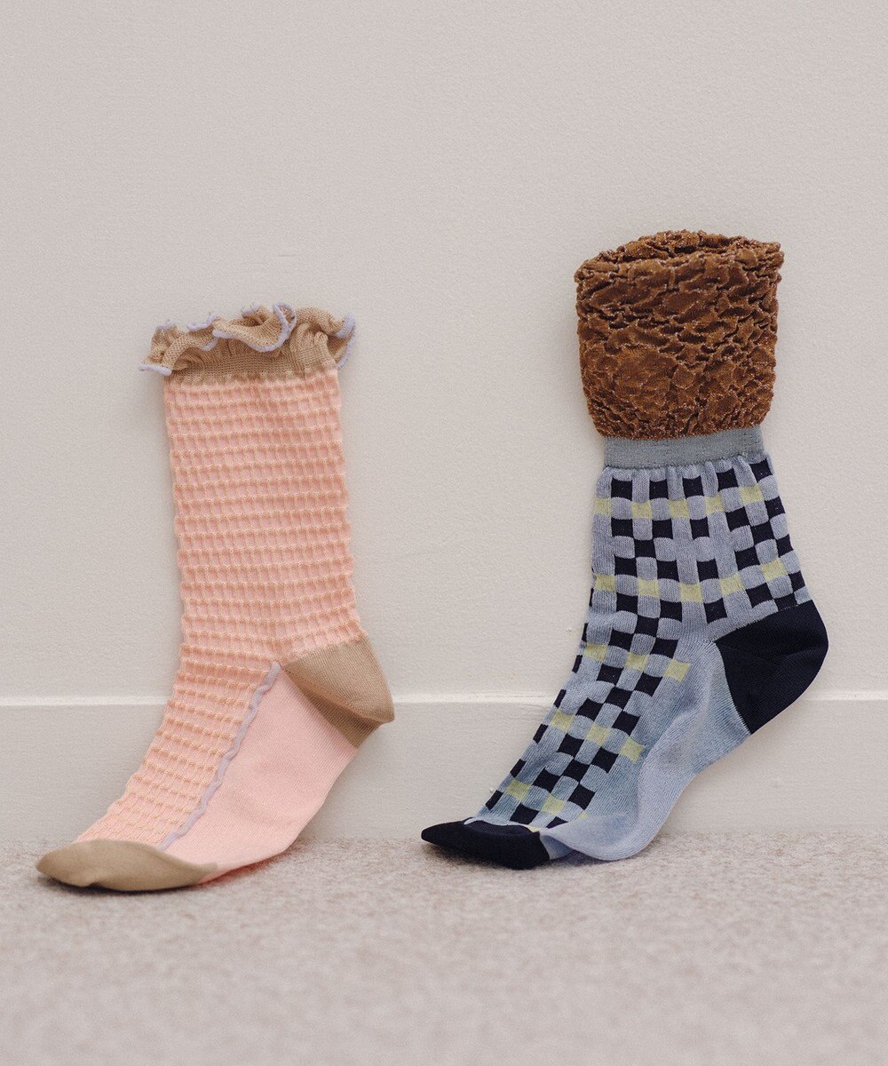 TRICOTE ドットフリルバンピーソックス 