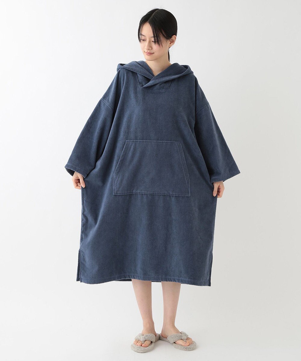 UCHINO エアリータッチ ポケット付サウナポンチョ 