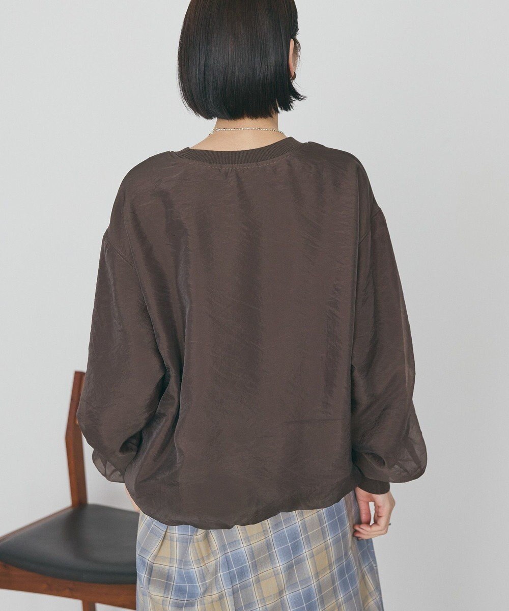 AMERICAN HOLIC オーガンジーレイヤードスウェットプルオーバー 