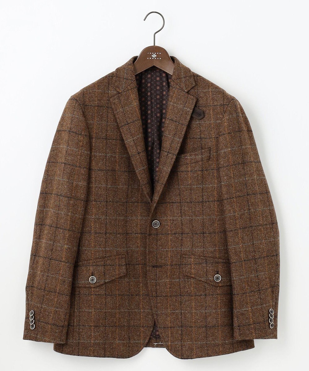 JOSEPH ABBOUD 【ツィード/UKファブリック】 ツイード　ウィンドーベン ジャケット 