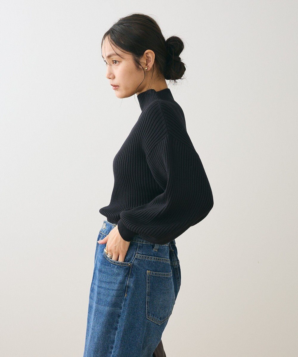 Green Parks ・ｓｗｉｎｇ　ｂｙ　ボトルネックカラーニット 