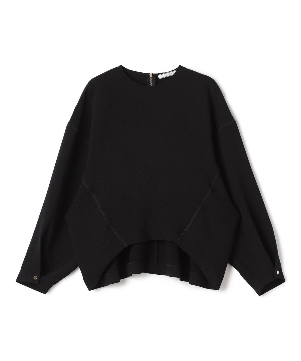 BEIGE， BROOM / スウェット風ライトフォルムプルオーバー 