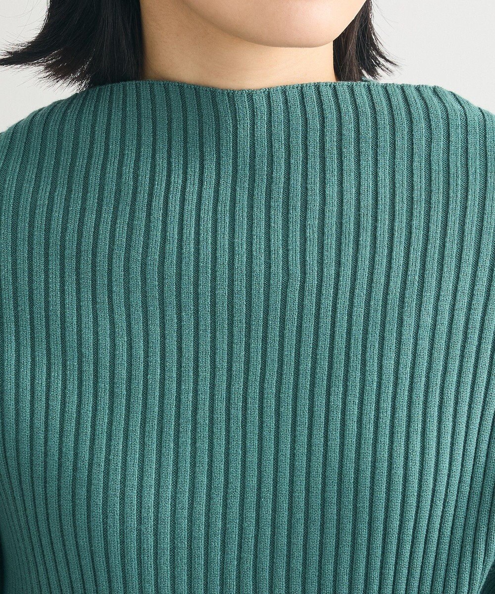 Green Parks ・ｓｗｉｎｇ　ｂｙ　ボトルネックカラーニット 