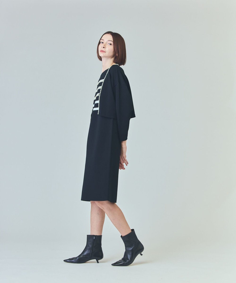 GRACE CONTINENTAL パールショートカーディガン 