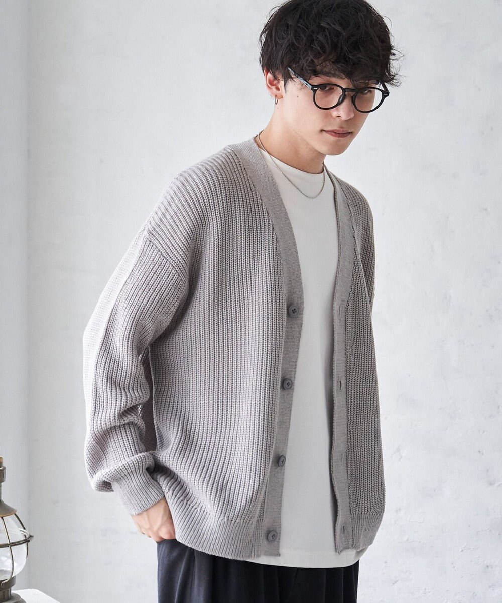 WEGO オーバーフィットカーディガン 