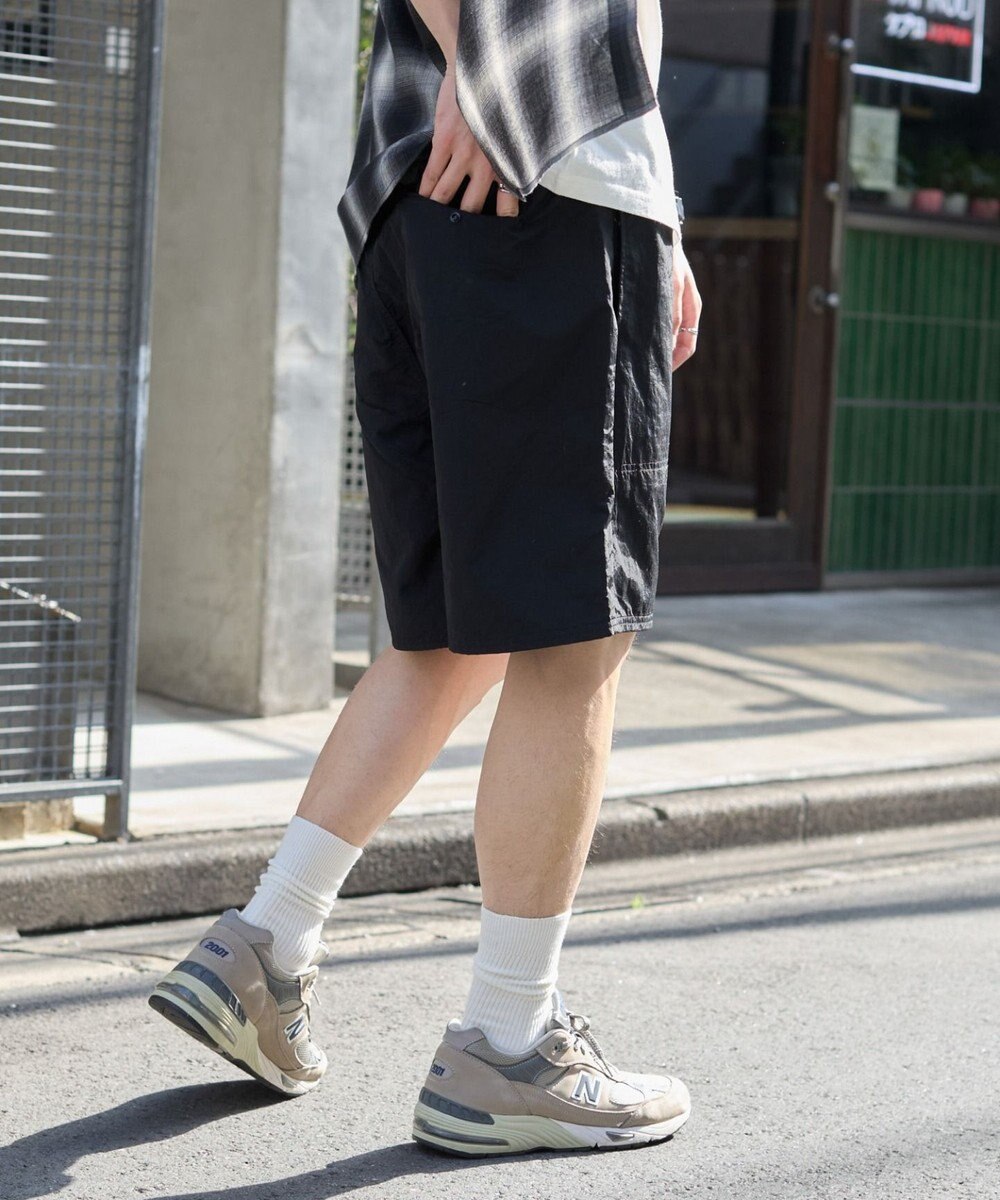 WEGO 【ウエストゴム/紐/速乾/洗濯可/SMLサイズ展開】ナイロンイージーショーツ 