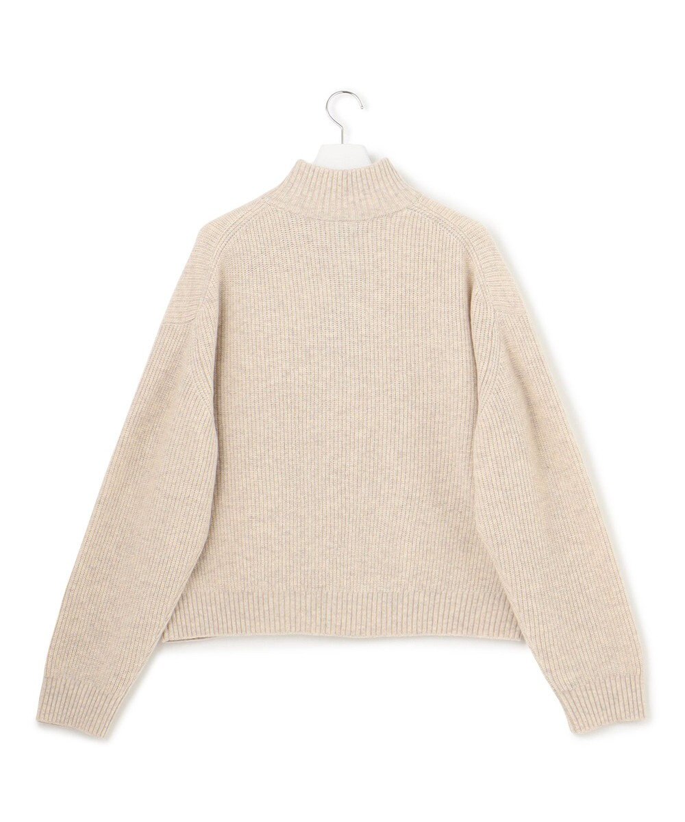 J.PRESS YORK STREET 【UNISEX】ウールカシミヤ ジップアップニット 