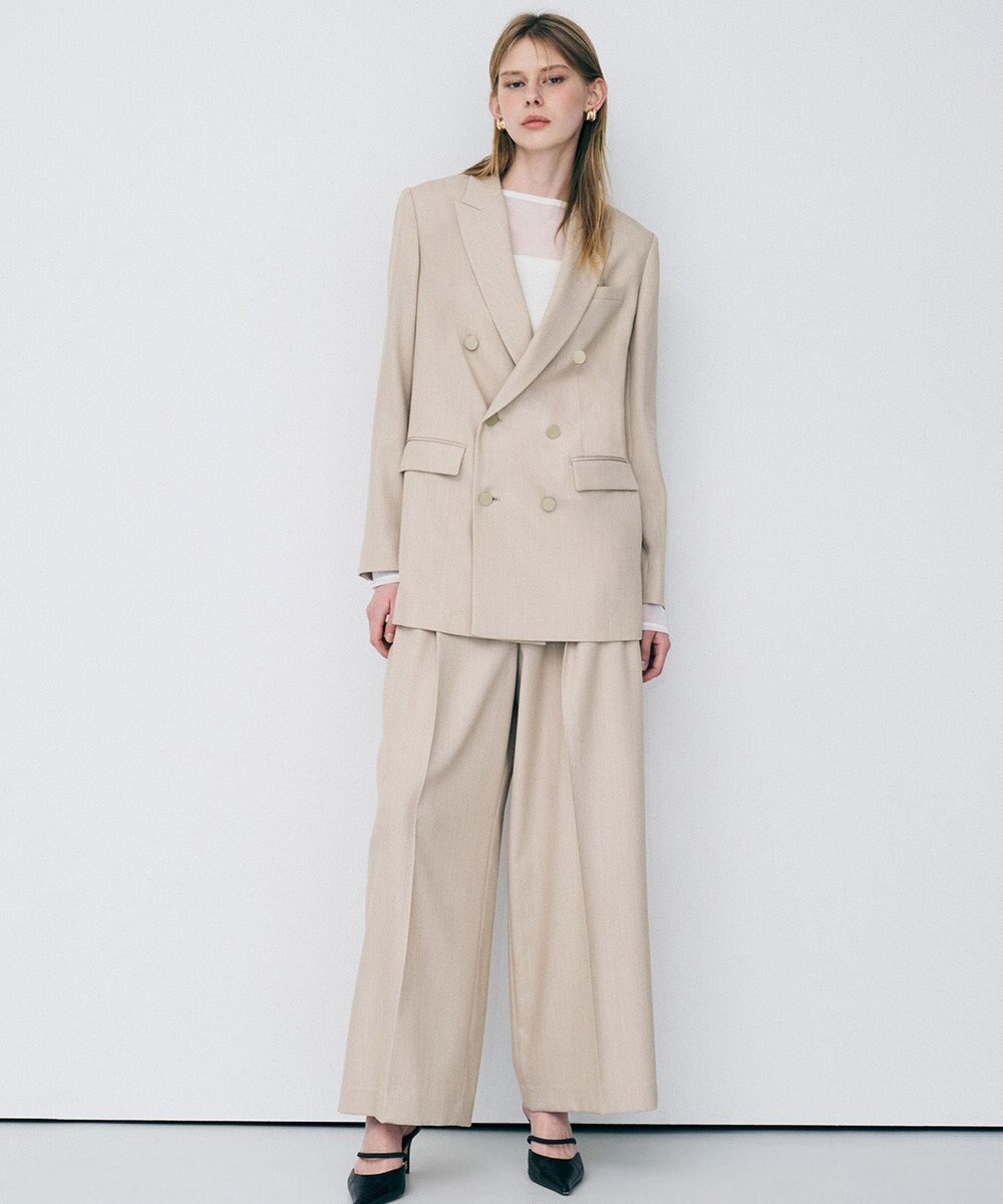 uncrave TWドビードスキン ワイドトラウザー 