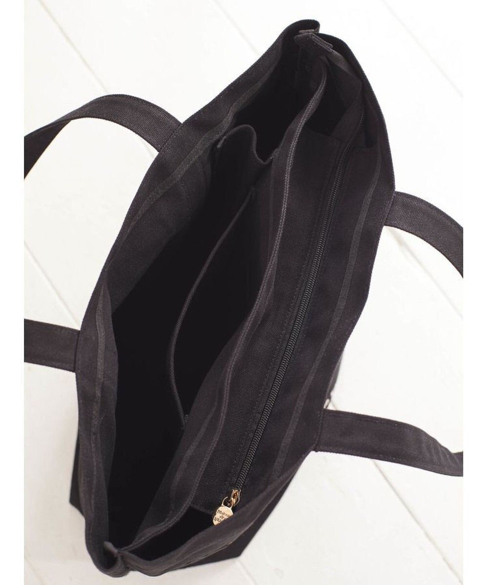 Maison de FLEUR マルチポケット帆布トートMバッグ 