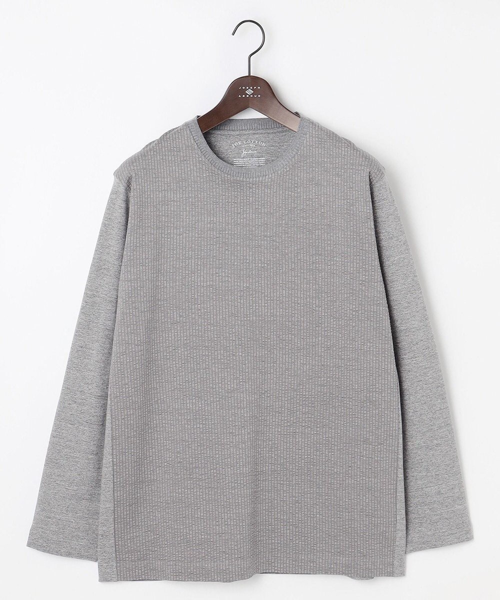 JOSEPH ABBOUD 【キングサイズ・オーガニックコットン使用・日本素材、日本縫製】JOE COTTON サッカー Tシャツ 