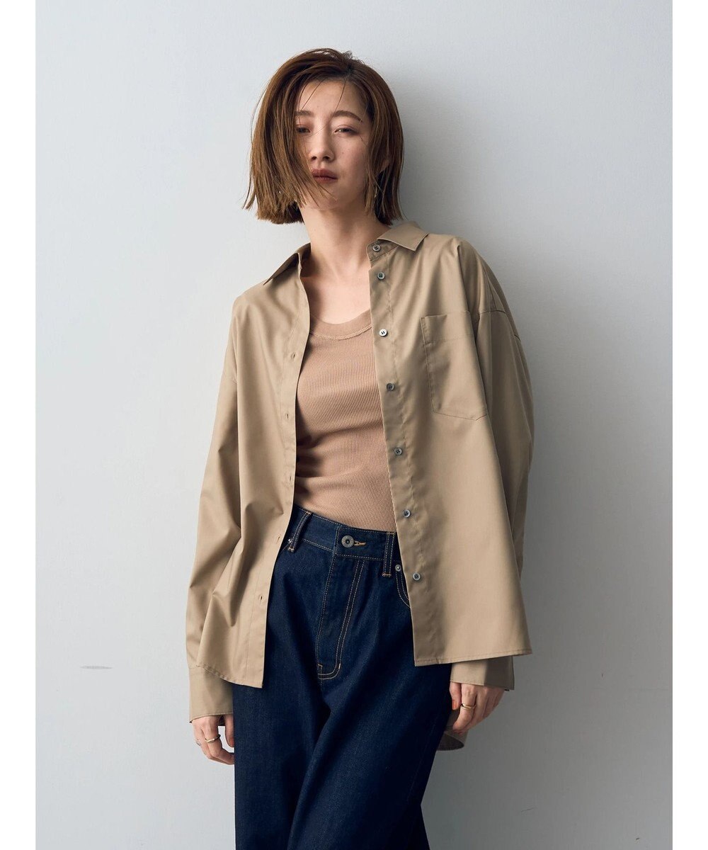 YECCA VECCA ロングシャツ Beige