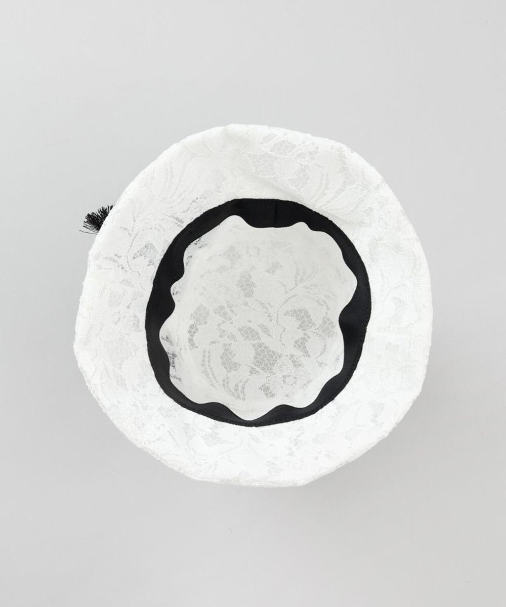 AURORA 【 LANVIN en Bleu （ランバン オン ブルー）】リボンレースクロッシェハット 