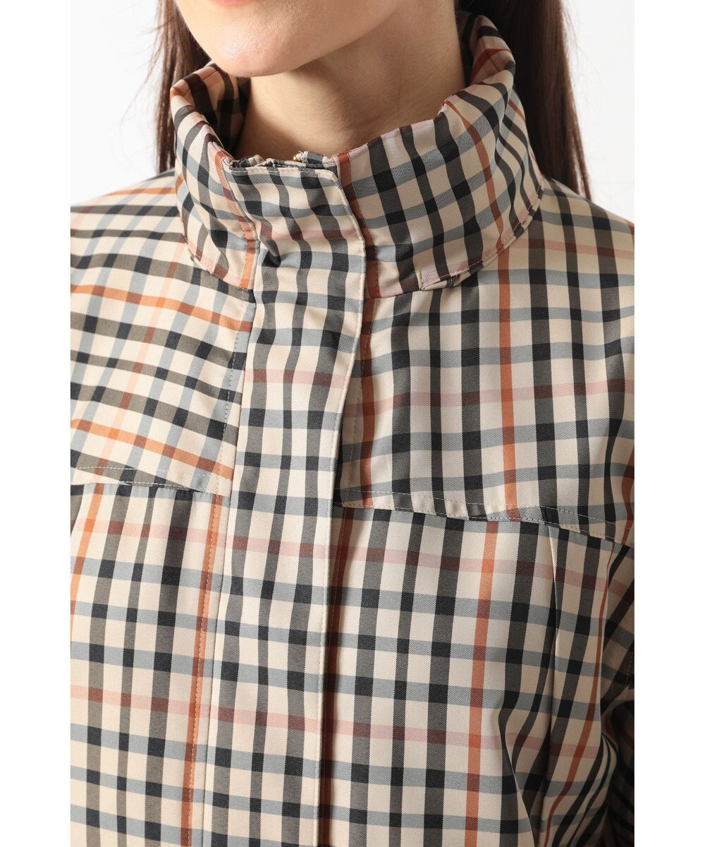 DAKS ハウスチェック ドローストリングブルゾン 