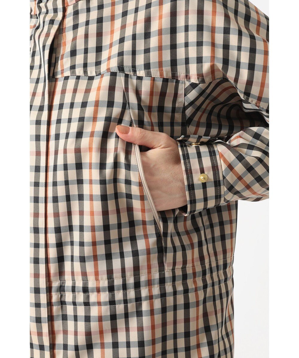 DAKS ハウスチェック ドローストリングブルゾン 