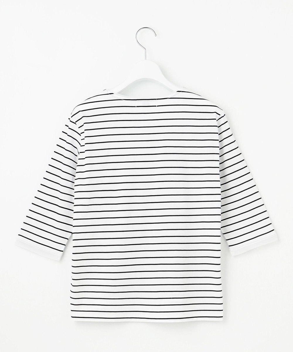 J.PRESS LADIES 【洗える】スムースジャージー ボーダー カットソー 