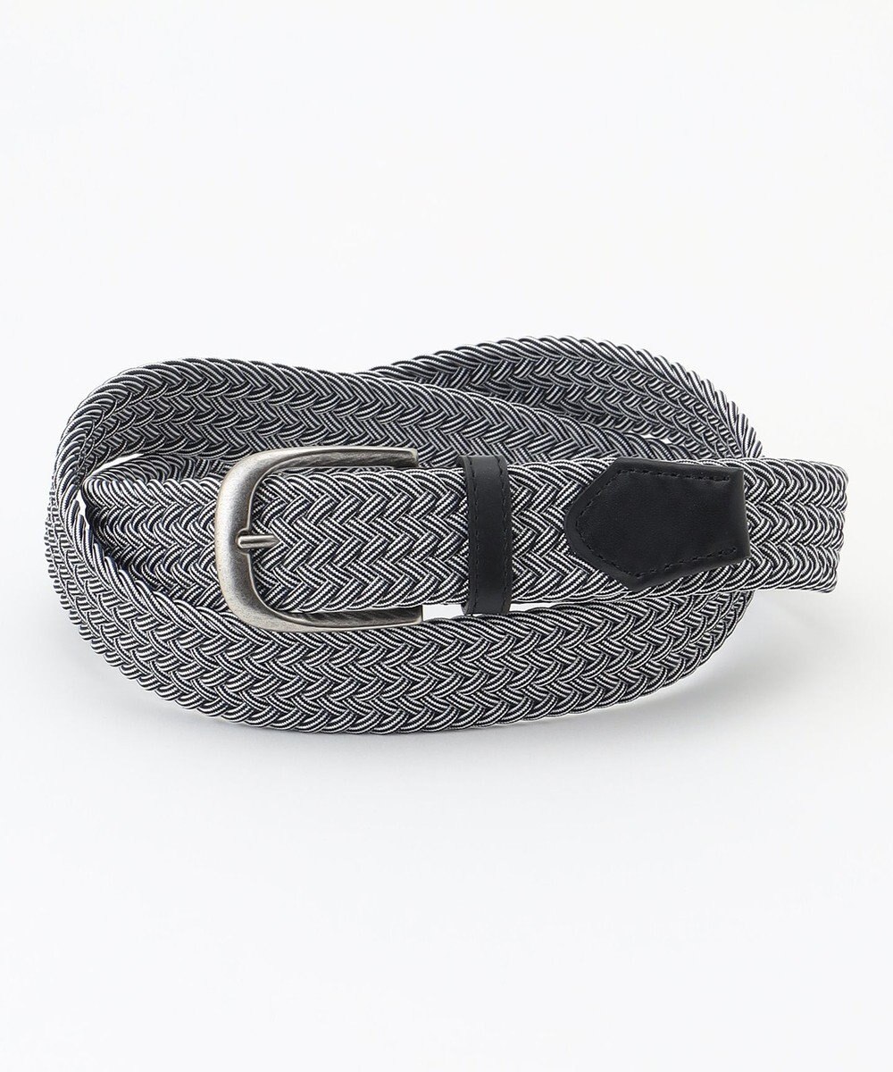 JOSEPH ABBOUD 【キングサイズ・イタリア素材・ストレッチ・日本製】 ストレッチミックスブレイズ ベルト 