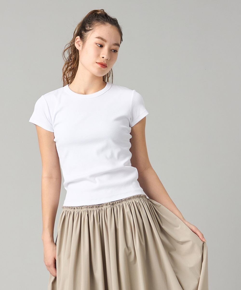 Chacott ソフトリブTシャツ 
