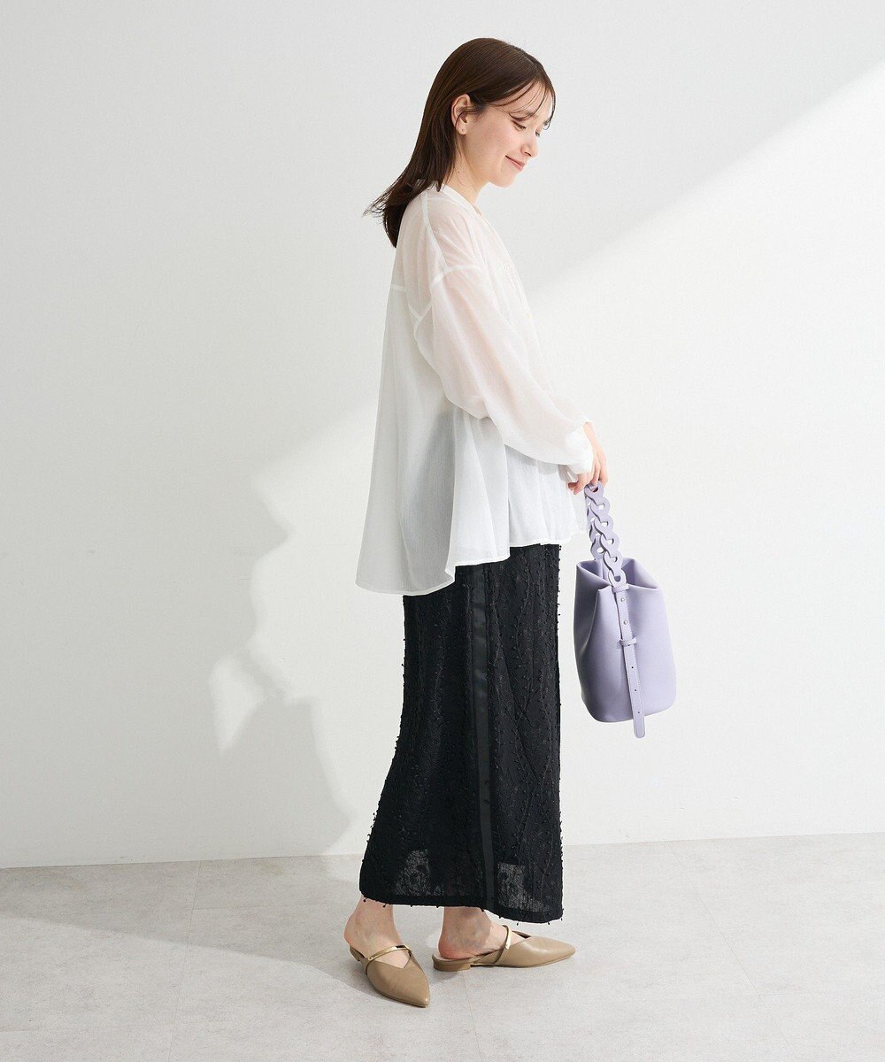 Green Parks フレアラインスキッパーブラウス 