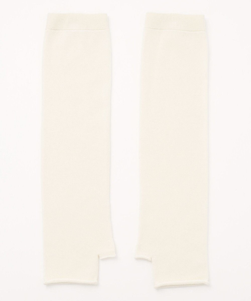 23区 L 【エステータ】エアリースパンウール アームウォーマーデザイン ハイネックニット 