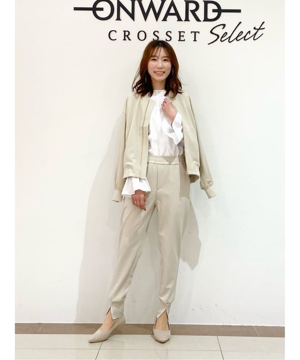 UNFILO 【洗える/吸水速乾】イージーケア キャンディスリーブ ブラウス 