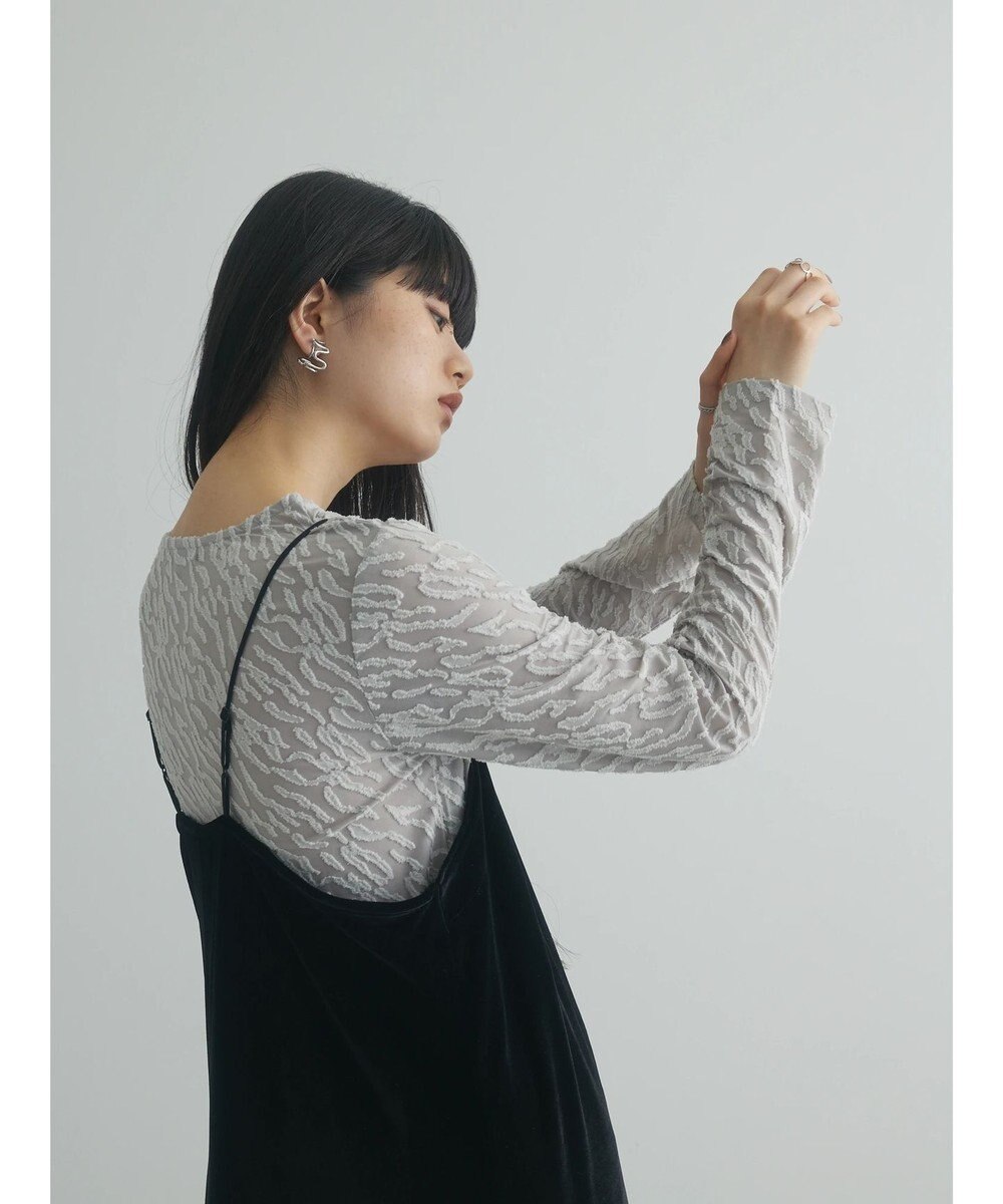 Green Parks armonia．ベロアキャミワンピース 