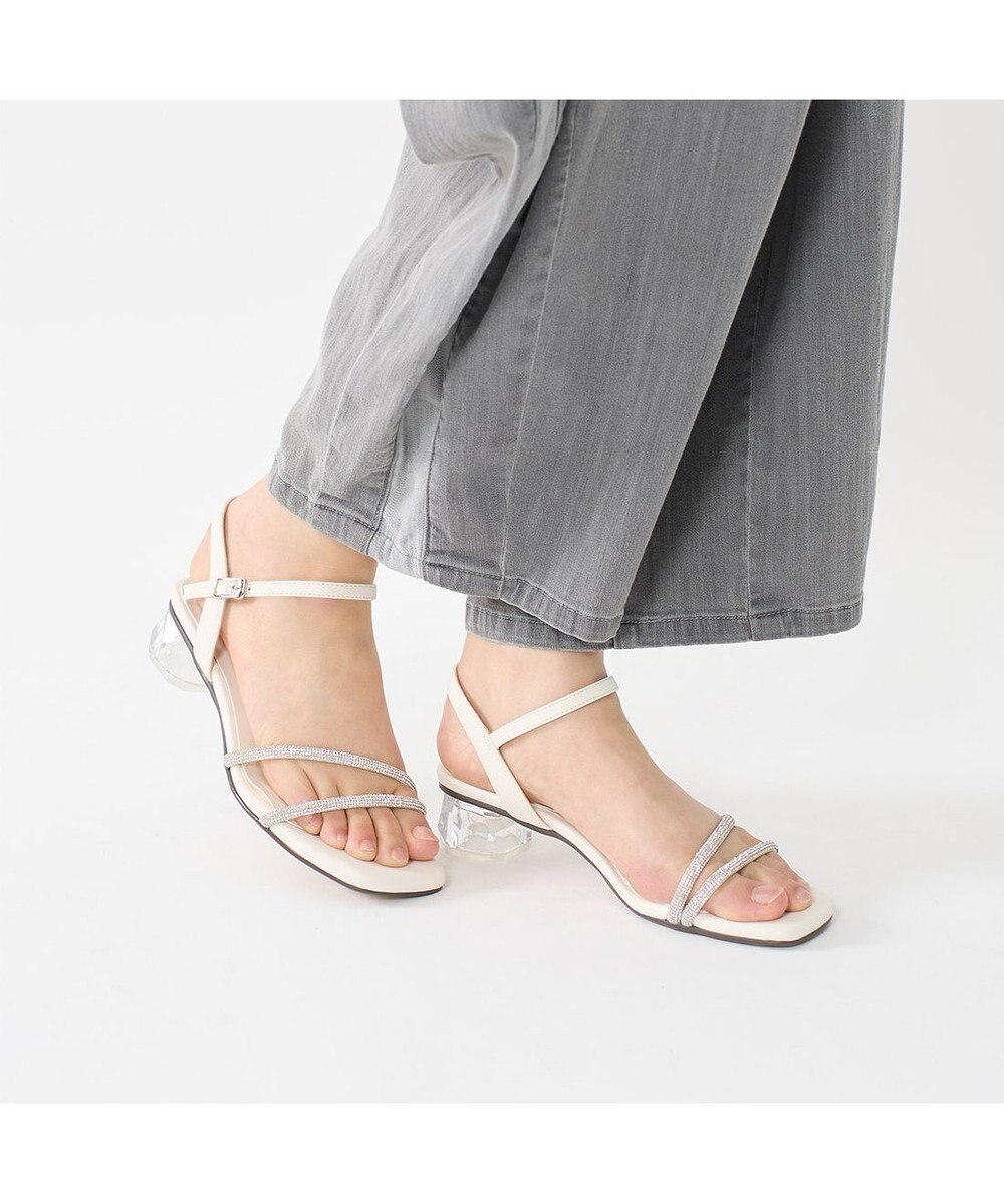 MODE ET JACOMO <carino>クリアヒールサンダル 
