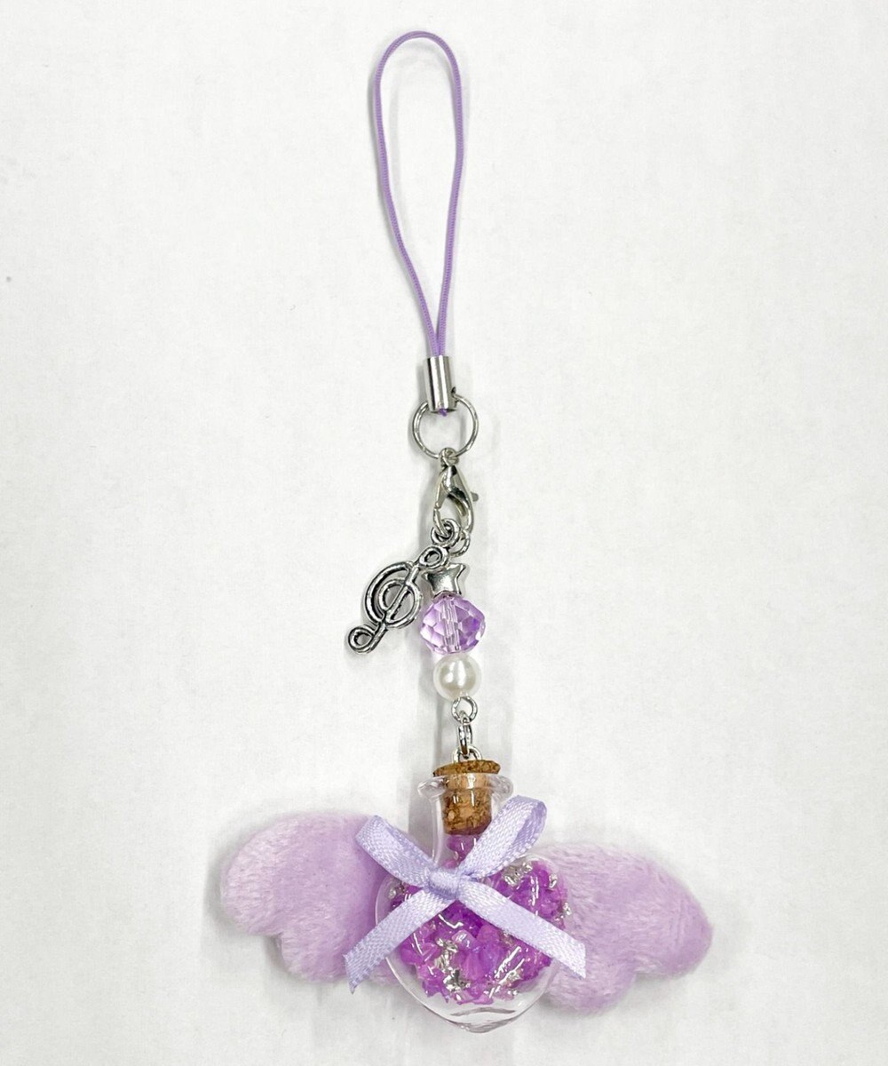 WEGO カラーリボンエンジェルキーホルダー 