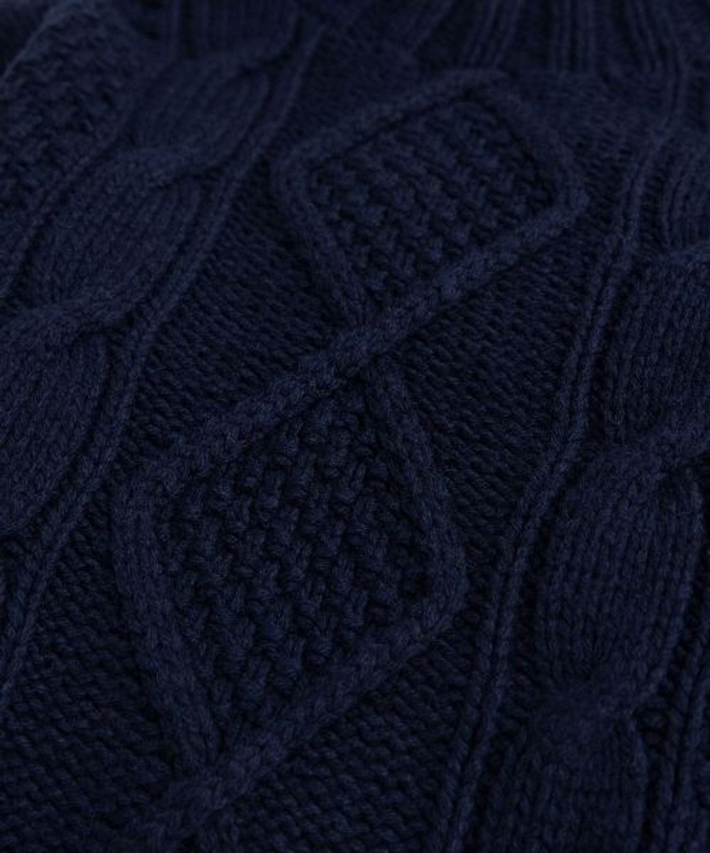 LENO ARAN ONEPIECE　アラン柄ニットワンピース 