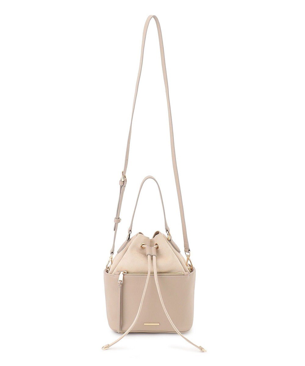 23区 スエード コンビ ドロスト バッグ 