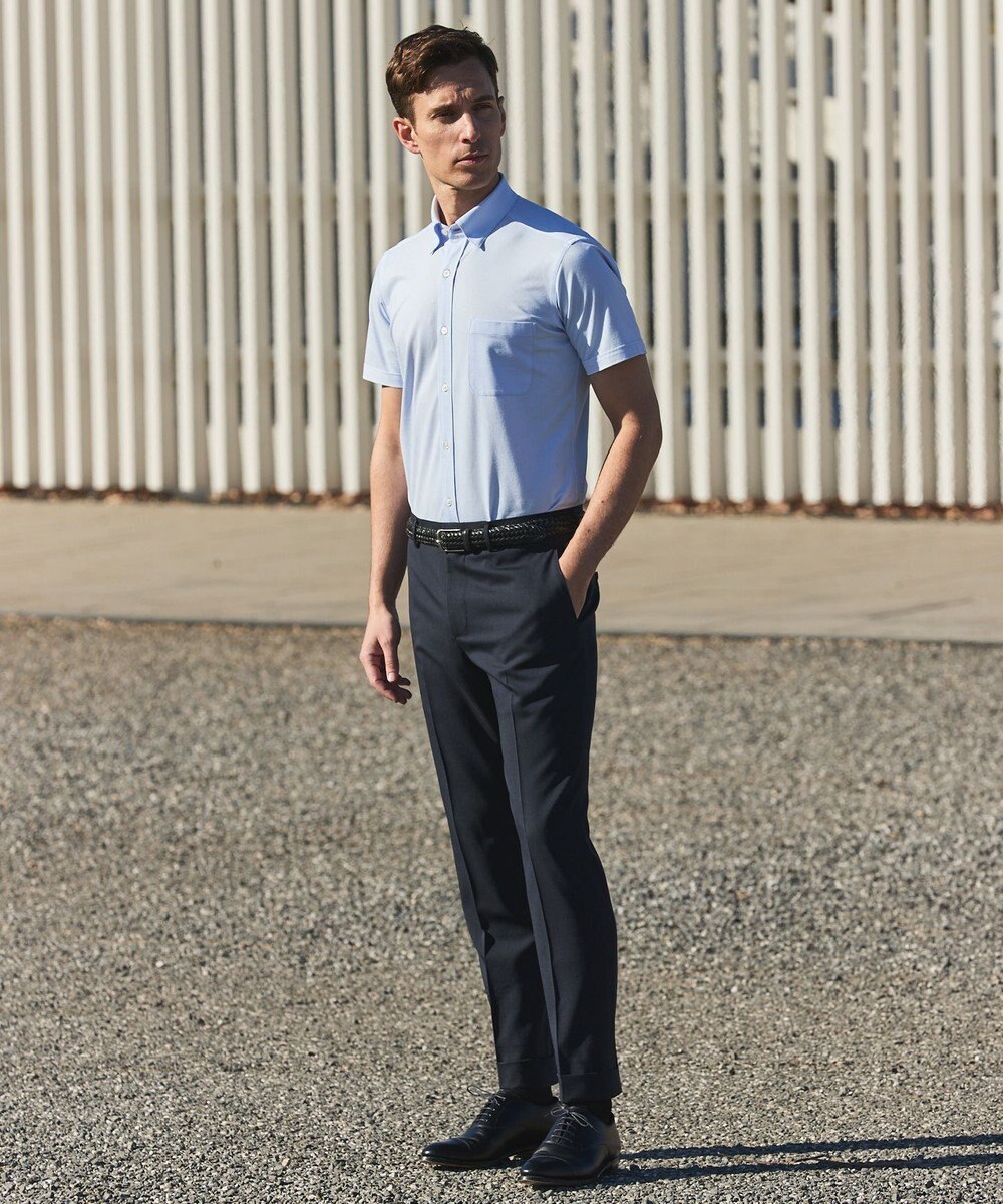 GOTAIRIKU 26年新作【吸汗速乾/接触冷感】ノードシールド BIZシャツ_スナップダウン 