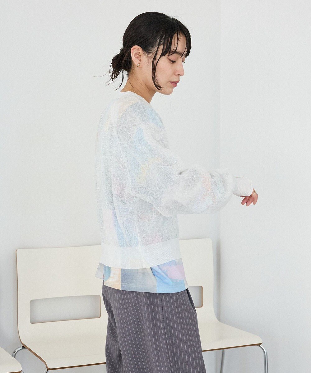 CRAFT STANDARD BOUTIQUE ジョーゼットシアーニットプルオーバー 