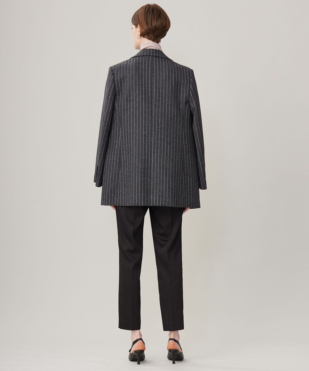 ICB シックツイードストライプ  テーラードジャケット 