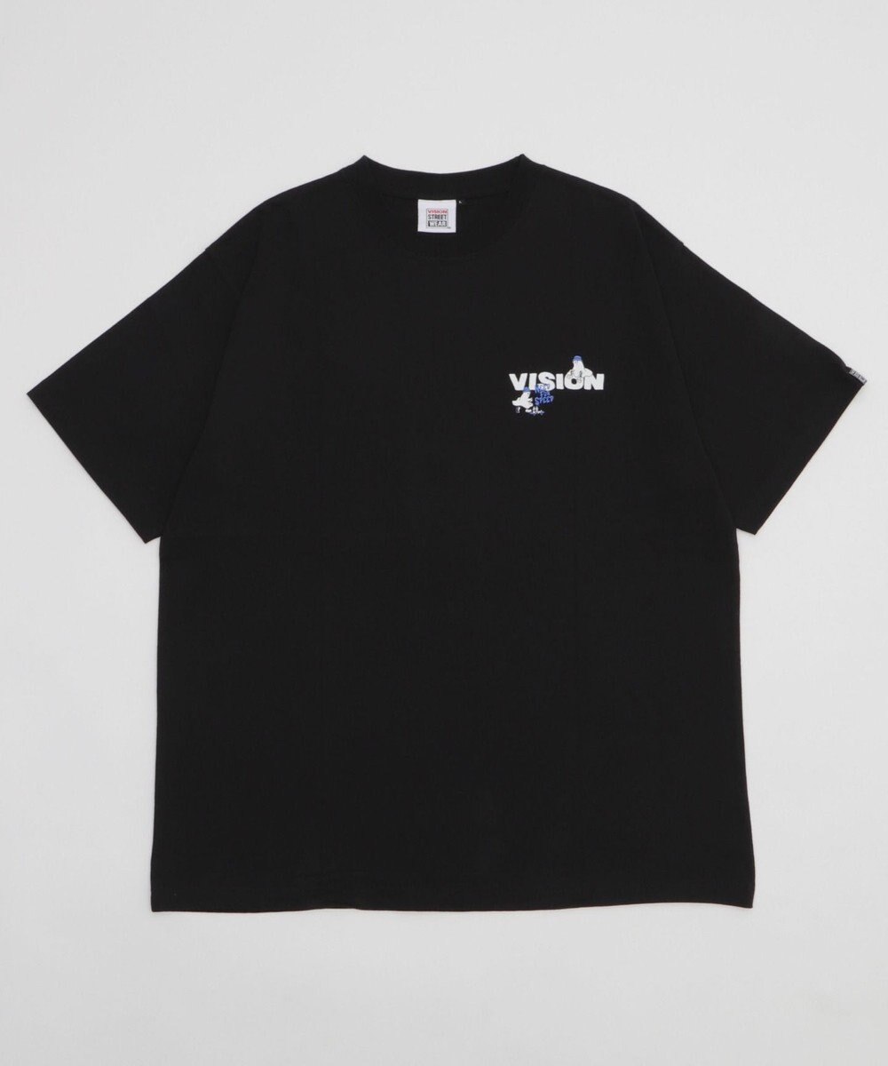 WEGO 【ユニセックス着用ITEM】別注VISIONボックスロゴゴーストスケーターT（SS） 